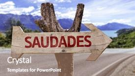  Presentation with wooden - PPT layouts with cool brazil - saudades in portuguese miss wooden background and a coral colored foreground