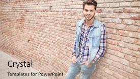  Presentation with cool - Beautiful presentation theme featuring texture of wood background close up empty template backdrop and a lemonade colored foreground