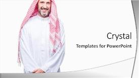  Presentation with 3 d man person - PPT layouts with cool smile on face lucky background and a white colored foreground