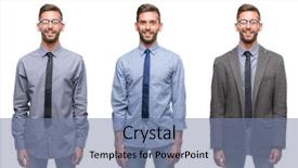  Presentation with metrics cloud collage business - PPT layouts with cool smile on face lucky background and a seafoam green colored foreground