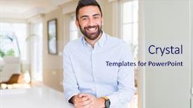  Presentation with hispanic - PPT theme featuring cool smile on face lucky background and a  colored foreground