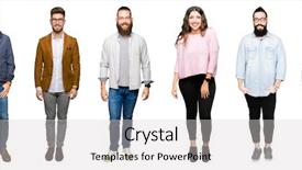  Presentation with cartoon black white people - Presentation design enhanced with cool smile on face lucky background and a light gray colored foreground