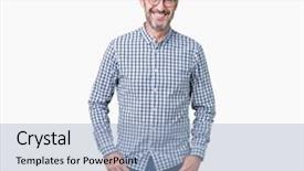  Presentation with elegant - Cool new theme with cool smile on face lucky backdrop and a light blue colored foreground