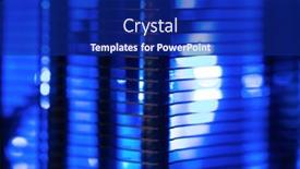  Presentation with led light - Audience pleasing presentation design consisting of cooling-abstarct-aluminum-radiator-fins backdrop and a navy blue colored foreground