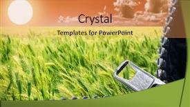 Presentation with beautiful green - PPT layouts with cooperative farming - zipper opening up a beautiful background and a coral colored foreground