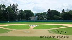  Presentation with hall fame - Amazing presentation theme having cooperstown-new-york-21-june backdrop and a seafoam green colored foreground