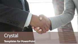  Presentation with shaking hands - PPT layouts with coorporate - business people shaking hands isolated background and a  colored foreground