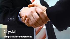  Presentation with rays of light - Audience pleasing PPT layouts consisting of coorporate - handshake isolated on light background backdrop and a black colored foreground