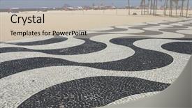  Presentation with brazils amazon rio negro river - Beautiful theme featuring copacabana beach - rio de janeiro backdrop and a soft green colored foreground