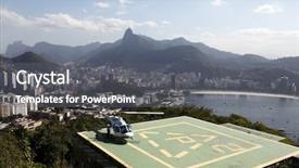  Presentation with brazils amazon rio negro river - Cool new presentation with copacabana beach - rio de janeiro backdrop and a  colored foreground