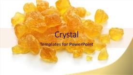  Presentation with incense - PPT theme having copal resin incense background and a gold colored foreground