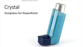  Presentation with copd - Slide deck consisting of woolly lamb lies in the grass and stares into space background and a gold colored foreground