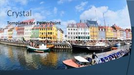  Presentation with colorful eye - Amazing presentation design having copenhagen-august-12-fish-eye backdrop and a light blue colored foreground