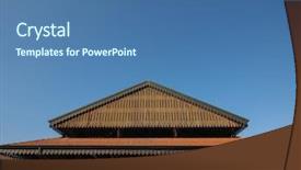  Presentation with data meaning - Beautiful slide deck featuring coperto meaning covered market shed backdrop and a  colored foreground