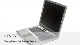  Presentation with glasses - Amazing presentation having copmuter case - laptop and glasses over white backdrop and a  colored foreground