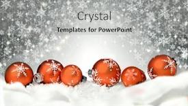  Presentation with copper - Cool new theme with copper-christmas-balls-on-grey backdrop and a light gray colored foreground