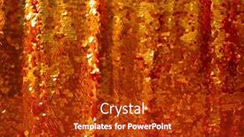  Presentation with draperies - Presentation design having copper-curtains-sequin-curtains-beautiful and a crimson colored foreground