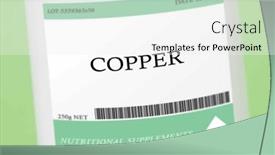  Presentation with copper - Theme featuring copper-important-for-energy-metabolism background and a white colored foreground