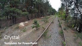  Presentation with copper mining - Colorful slide set enhanced with copper-mining-in-kiev-ukraine backdrop and a gray colored foreground