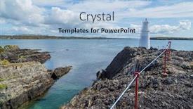  Presentation with west cork - Theme featuring copper-point-lighthouse-long-island background and a light blue colored foreground