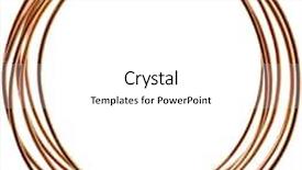  Presentation with copper - Colorful slide deck enhanced with coppernetworks - copper pipes isolated on white backdrop and a white colored foreground