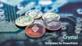  Presentation with copper mining - Audience pleasing slide deck consisting of coppernetworks - mining ethereum gold silver backdrop and a ocean colored foreground