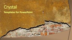  Presentation with wall paint - Colorful presentation enhanced with copt - colorful fading paint and plaster backdrop and a tawny brown colored foreground