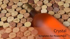  Presentation with blush - Theme enhanced with copy space and shallow depth background and a red colored foreground