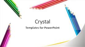  Presentation with back to school concept school - Audience pleasing presentation theme consisting of copy-space back to school backdrop and a white colored foreground