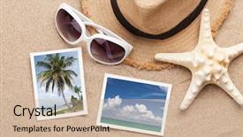  Presentation with space travel - PPT theme having copy space flat lay all background and a soft green colored foreground