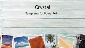  Presentation with space travel - Amazing presentation theme having copy space flat lay all backdrop and a light gray colored foreground