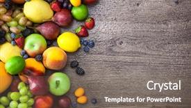  Presentation with water drops - Presentation theme having copy space for logo background and a gray colored foreground