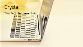  Presentation with office desk reception - Audience pleasing PPT layouts consisting of copy space for your text backdrop and a blonde colored foreground