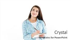  Presentation with space - Presentation consisting of copy space isolated over white background and a white colored foreground