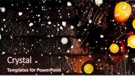  Presentation with space stars - Colorful PPT theme enhanced with copy space with candles backdrop and a  colored foreground