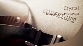  Presentation with cyber sex word written - Colorful PPT theme enhanced with copyright-word-written backdrop and a lemonade colored foreground