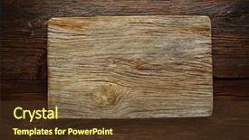  Presentation with aged wood - PPT theme having copyspace background for any theme background and a tawny brown colored foreground
