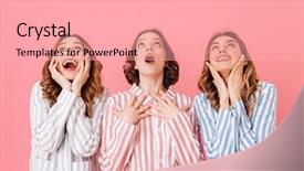  Presentation with joyful - Beautiful PPT theme featuring copyspace with excitement during sleepover backdrop and a lemonade colored foreground