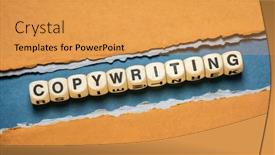  Presentation with abstract business - Slide deck having copywriting-word-abstract-in-wooden background and a yellow colored foreground