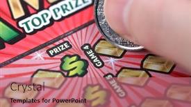  Presentation with lottery ticket - PPT theme enhanced with coquitlam-bc-canada-march-26 background and a coral colored foreground