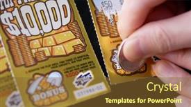  Presentation with lottery ticket - 