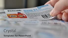  Presentation with coupon - Presentation design enhanced with coquitlam-bc-canada-may-8 background and a  colored foreground