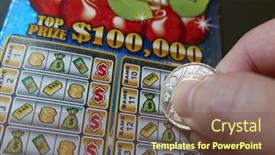  Presentation with lottery ticket - 