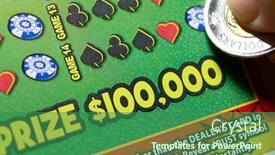  Presentation with lottery ticket - 