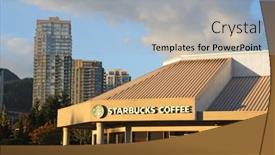  Presentation with starbucks - PPT theme with coquitlam-bc-canada-october-8 background and a  colored foreground