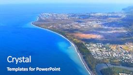  Presentation with paul - Colorful slide set enhanced with coral reef near saint paul backdrop and a teal colored foreground