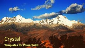  Presentation with america - Colorful PPT theme enhanced with cordiliera-blanca-peru-south-america backdrop and a tawny brown colored foreground