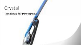  Presentation with cordless - Colorful presentation design enhanced with cordless-vacuum-cleaner-in-hand backdrop and a white colored foreground