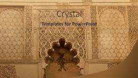  Presentation with cordoba - Slide set featuring cordoba-architecure-facade-spain-synagoga background and a  colored foreground