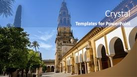  Presentation with cordoba - PPT theme having cordoba-is-a-captivating-city and a teal colored foreground